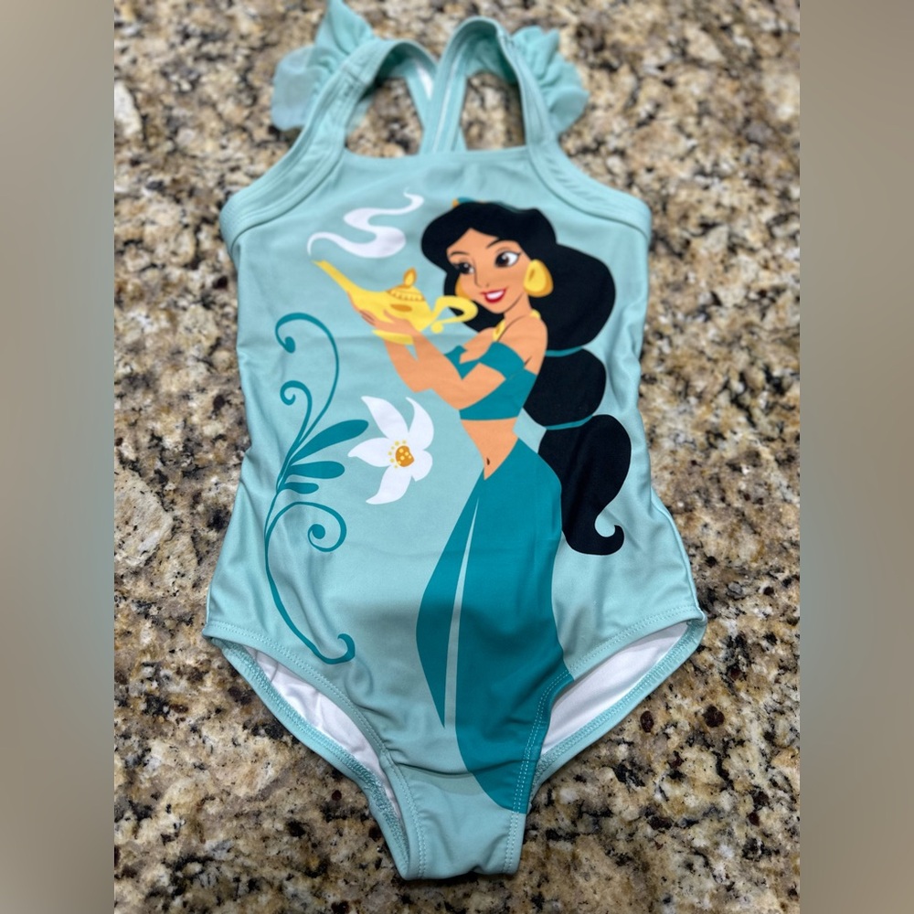 euc Hanna Andersson disney Jasmine swimsuit size 5 - Picture 2 of 4